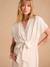 Long Shirt Dress for Maternity & Nursing, ENVIE DE FRAISE beige+black 