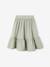 Occasion Wear Blouse & Frilled Skirt Combo blush+sage green 