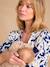 Floral Blouse for Maternity & Nursing by ENVIE DE FRAISE royal blue 