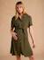 Maternity & Nursing Shirt Dress, ENVIE DE FRAISE khaki 