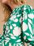 Long Floral Print Dress for Maternity & Nursing by ENVIE DE FRAISE green 