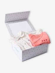-Sleepsuit baby gift set and 2 customisablelittle heart bodysuits 