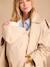 Maternity Trench Coat With Kangaroo Panel, ENVIE DE FRAISE beige 
