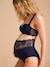 Pack of 2 Lace Bras, ENVIE DE FRAISE navy blue 