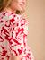 Short Floral Maternity Dress, ENVIE DE FRAISE khaki+red 
