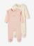 Pack of 2 bee sleepsuits rose 