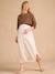 Long Viscose & Linen Skirt for Maternity, by ENVIE DE FRAISE beige 