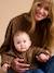 Leopard Sweatshirt for Baby & Mum, Capsule Collection by ENVIE DE FRAISE beige+dark grey 