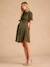 Maternity & Nursing Shirt Dress, ENVIE DE FRAISE khaki 