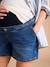 Denim Shorts with Fancy Plait, Detachable Belly Band, ENVIE DE FRAISE double stone 