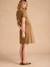 Short Dress with Tie-Front Belly Band for Maternity by ENVIE DE FRAISE olive 