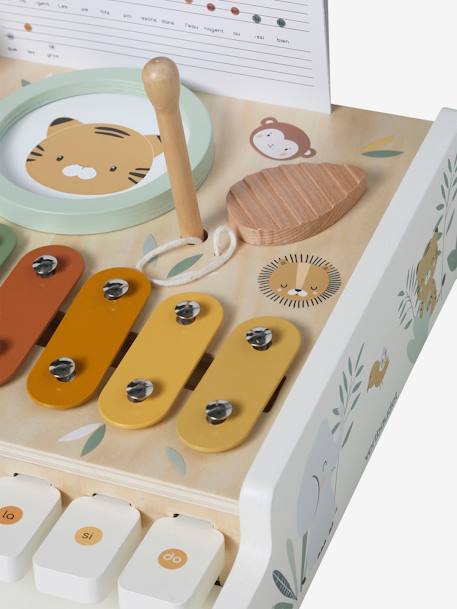 2-in-1 Musical Piano in FSC® Wood, TANZANIE wood 