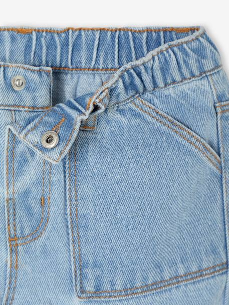 Girls' denim shorts - BASICS light blue 