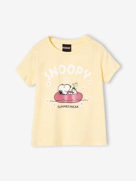 Snoopy Peanuts® Daisy Print Pyjamas for Girls pastel yellow 