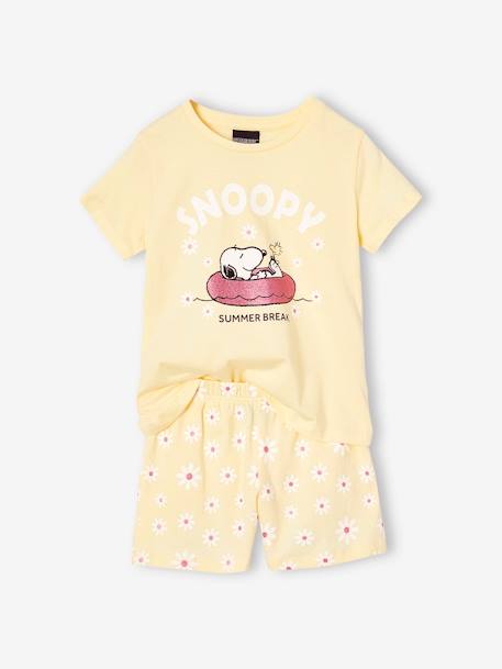 Snoopy Peanuts® Daisy Print Pyjamas for Girls pastel yellow 