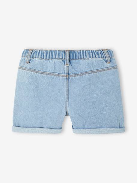 Girls' denim shorts - BASICS light blue 
