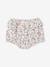 Bloomer and headband set with floral print ecru 