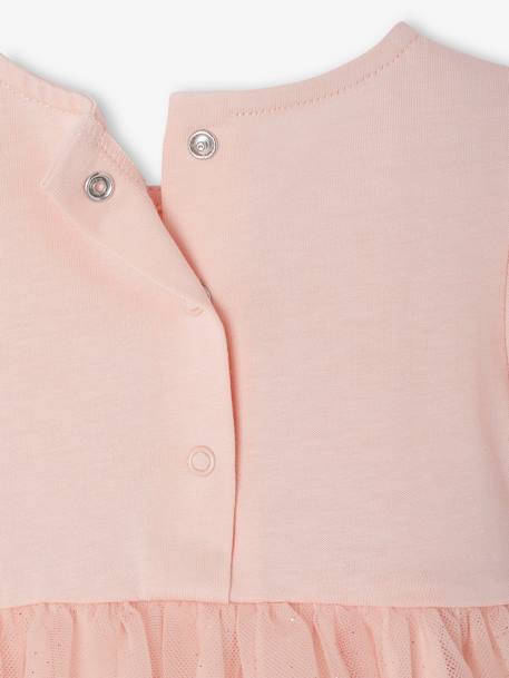 Occasion Wear Dress in Tulle & Glitter, for Babies pale pink 