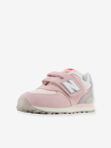 Hook-&-Loop Trainers for Kids, PV574BKM NEW BALANCE® rose 