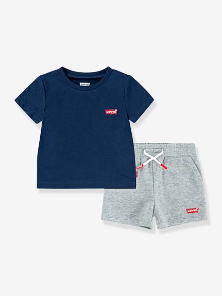 Set of LEVI'S® Batwing T-shirt + short navy blue 