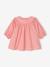Plumetis birth dress rose 