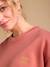 Cool Mom' Sweatshirt & Fleece Shorts Set for Maternity terracotta 