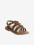 Multi-Strap Leather Sandals for Girls, Designed for Autonomy 6510+caramel+multicoloured 