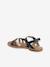 Fancy Leather Sandals for Children set blue 