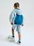 Colourblock windbreaker jacket for boys aqua green+medium blue 
