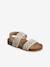 Sandals with Crochet-Effect Straps, Designed for Autonomy beige 