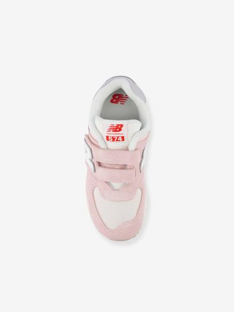 Hook-&-Loop Trainers for Kids, PV574BKM NEW BALANCE® rose 