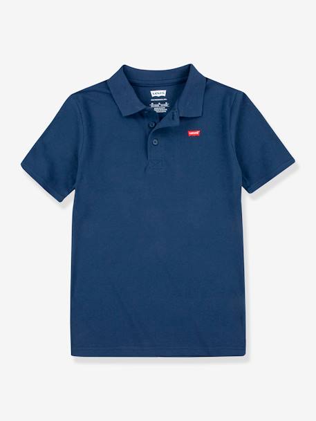 Polo shirt LEVI'S boy's short sleeves navy blue+white 