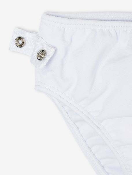 UV-Protection Swimsuit with Integrated Nappy, for Baby Girls coral 