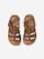 Multi-Strap Leather Sandals for Girls, Designed for Autonomy 6510+caramel+multicoloured 