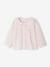 Baby cotton gauze shirt ochre+pale pink 