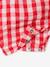Sleeveless gingham sleepsuit raspberry pink 
