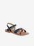 Fancy Leather Sandals for Children set blue 