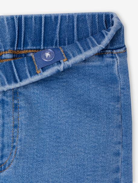 Girls' denim jeggings deep blue+denim grey+light blue+medium blue 