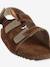 Leather Hook-&-Loop Sandals for Children camel 
