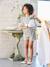 Occasion Wear Blouse + Shorts Set for Girls printed blue 