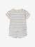 Honeycomb sleepsuit set, T-shirt and shorts ecru 