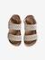 Sandals with Crochet-Effect Straps, Designed for Autonomy beige 