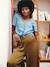 Press-Stud Blouse in Lyocell for Maternity & Nursing stone 