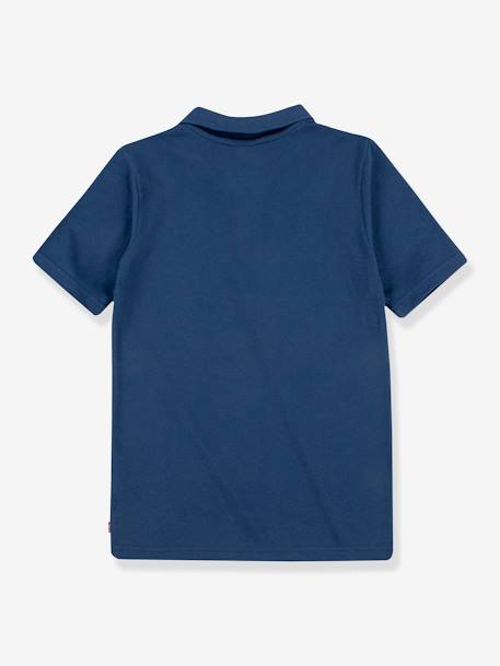 Polo shirt LEVI'S boy's short sleeves navy blue+white 