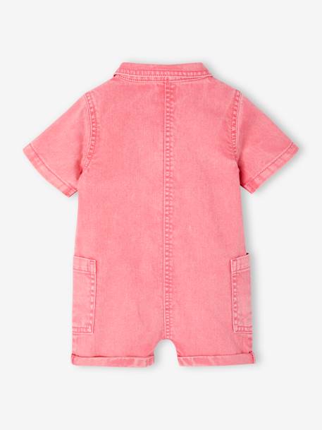 Twill Jumpsuit for Babies sweet pink 