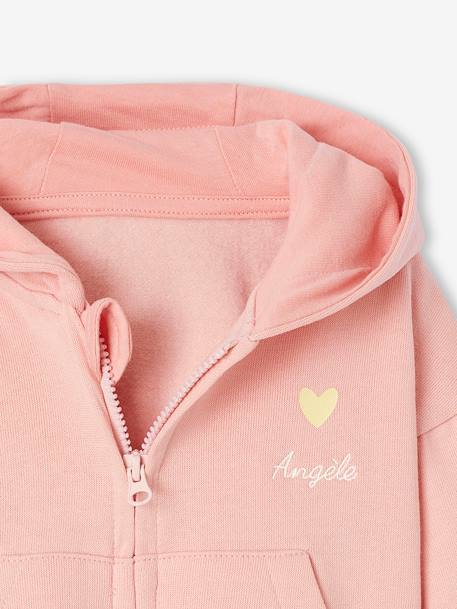 Sports Combo: Zipped Hoodie & Bottoms, for Babies pale pink 
