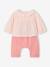 Newborn sleepsuit and trousers set rose 
