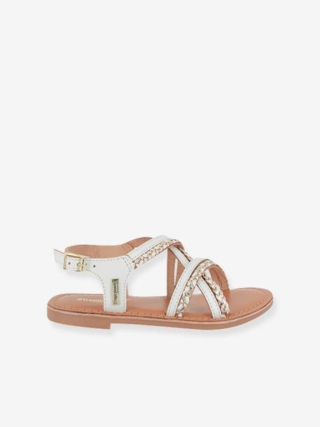 Bomongo Sandals, LES TROPEZIENNES® brown+white 