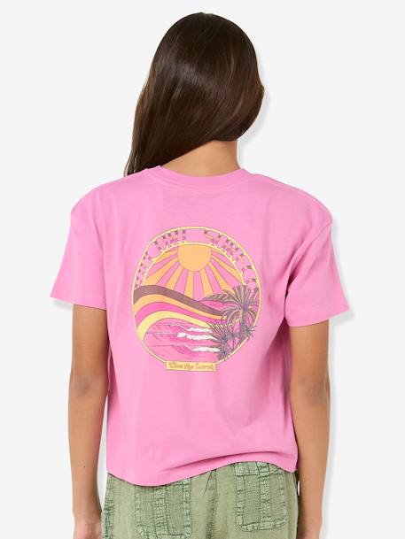T-Shirt, SUN & SEA CROP RIP CURL rose 