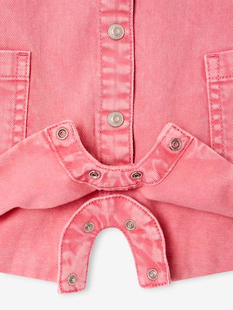 Twill Jumpsuit for Babies sweet pink 